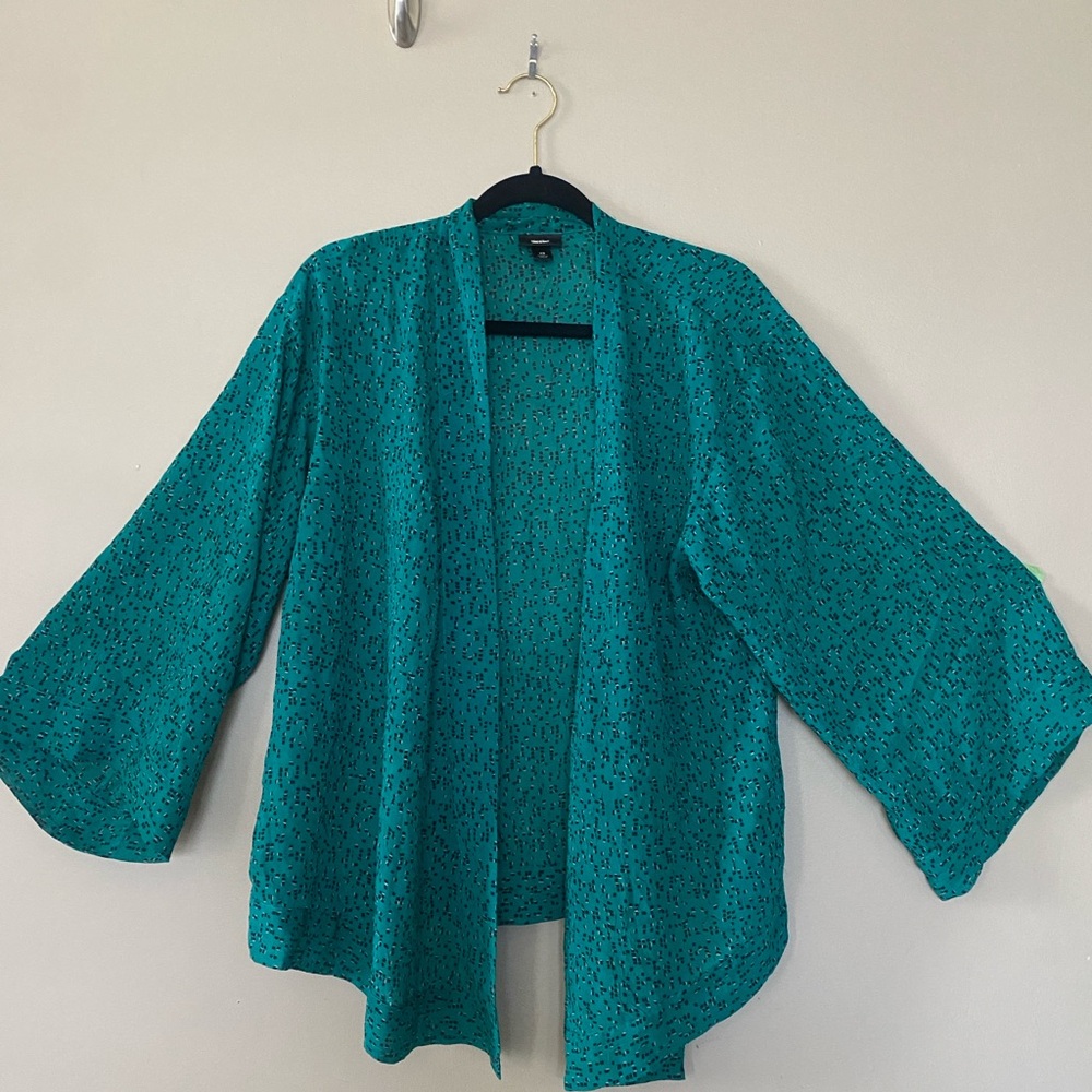 Teal Open-Front Women's jacket mossimo
